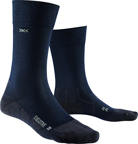X-Socks Erwachsene Strümpfe Executive, Blue Marine, 45-46 von X-Socks