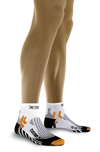 X-Socks Funktionssocken Evo Run, White/Black, 39/41, X020300 von X-Bionic