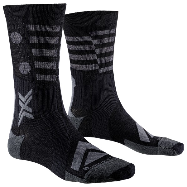 X-Socks - Gravel Perform Merino Crew - Radsocken Gr 35-38;39-41;42-44;45-47 rot;schwarz von X-Socks