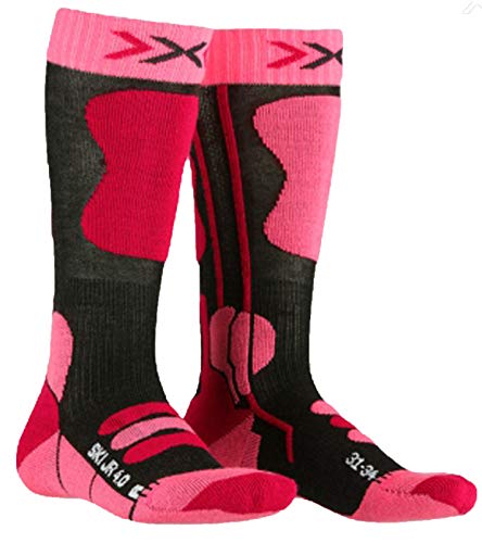 X-Socks Kinder SKI JUNIOR 4.0 Socks, Anthracite Melange/f, 27/30 von X-Bionic