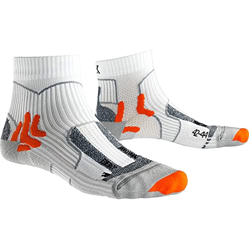 X-Socks Unisex Marathon Energy Socken, Arctic White/Pearl Grey, 42-44 von X-Bionic