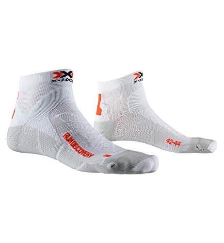 X-Socks Unisex Funktionssocken Run Discovery New Socks, Blanc/gris Dolomite, 42-44 EU von X-Socks
