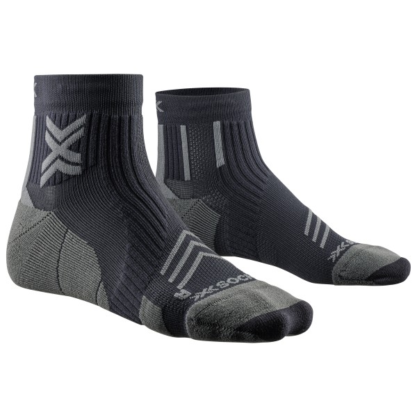 X-Socks - Run Expert Ankle - Laufsocken Gr 42-44 grau/schwarz von X-Socks