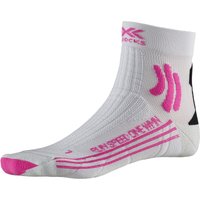 X-SOCKS Run Speed One Laufsocken Damen pearl grey/flamingo pink 41-42 von X-SOCKS