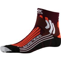 X-SOCKS Run Speed Two Laufsocken Damen sunset orange/pearl grey 39-40 von X-SOCKS