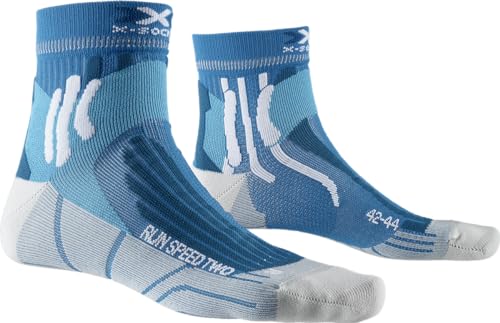 X-Socks Socks Run Speed Two, Teal Blue/Pearl Grey, 45-47, XS-RS16S19U-A009-45/47 von X-Socks