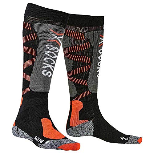 X-Socks SKI Light 4.0 Socks, Black/x-Orange, 39/41 von X-Socks