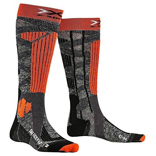 X-Socks X-Bionic Ski Rider Socks G205 Stone Grey Melange/X-Orange 38 von X-Socks