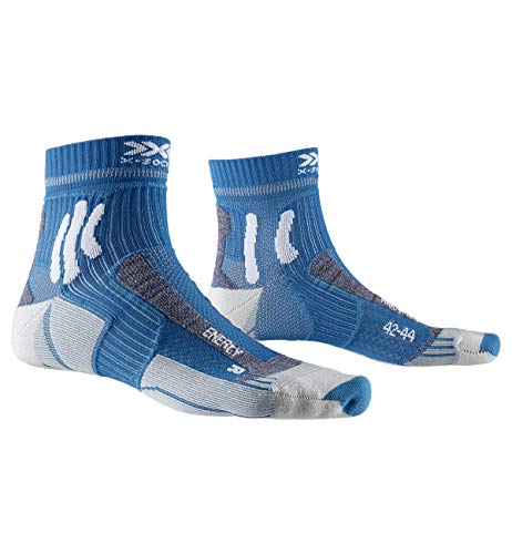 X-Socks X-Bionic Unisex Marathon Energy Socken, Teal Blue/Arctic White, 47 EU von X-Socks