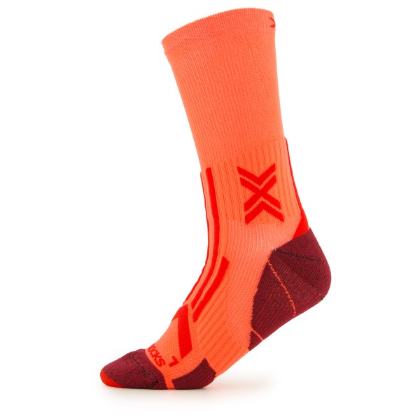 X-Socks - Trailrun Perform Crew - Laufsocken Gr 35-38;39-41;42-44;45-47 grau;rot;schwarz/grau;türkis von X-Socks