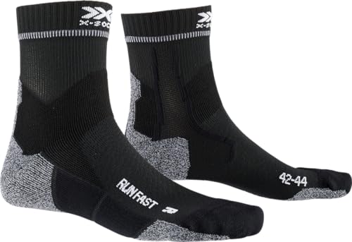 X-Socks Uni Socken Run Fast Lauf - Dunkelgrau, schwarz, 45-47, RS17S19U-B001 von X-Bionic