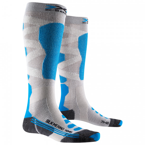 X-Socks - Women's Ski Silk Merino 4.0 - Skisocken Gr 35/36;41/42 grau von X-Socks