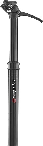 ergotec X-Tas-y XtasY XtasY Sattelstützen Humpert UP & Down Post Sattelstütze - 31,6 x 400 mm, höhenverstellbare Teleskop-Sattelstütze, schwarz/rot, One Size, 59440 von ergotec