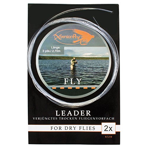 X-Version Fly Fly Leader, Verjüngtes Vorfach, Gr.2X, 0,22-0,54 mm von X-Version Fly
