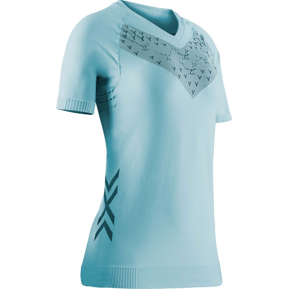 X-bionic Twyce Run Short Sleeve T-shirt Blau S Frau von X-bionic