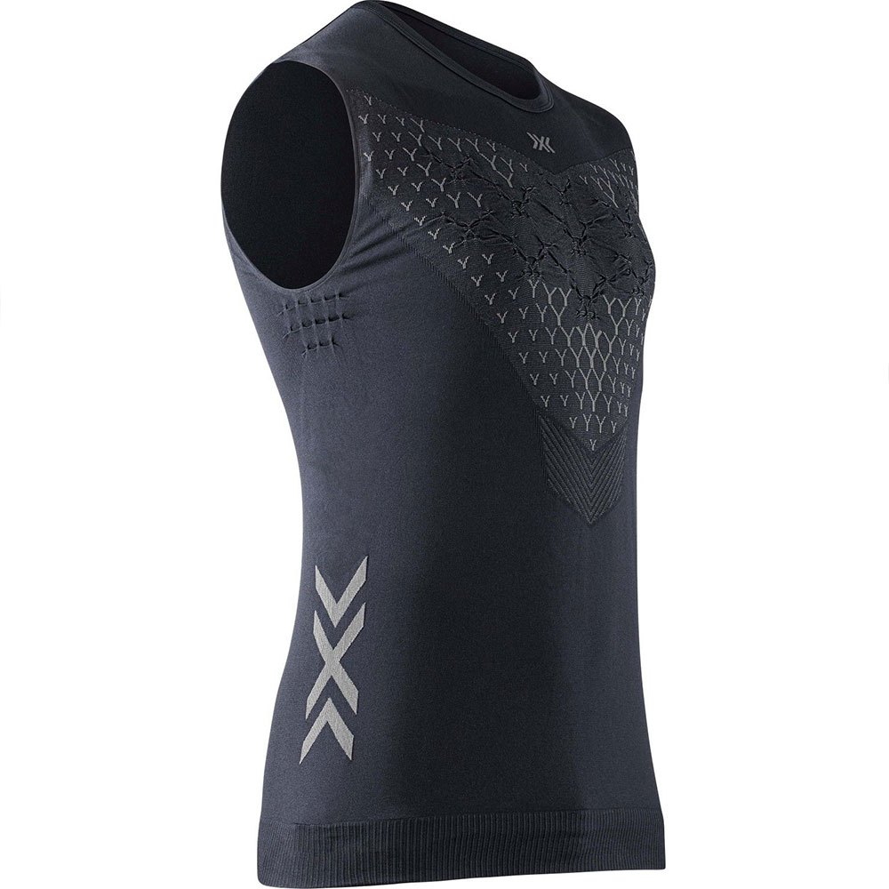 X-bionic Twyce Run Sleeveless T-shirt Schwarz L Mann von X-bionic