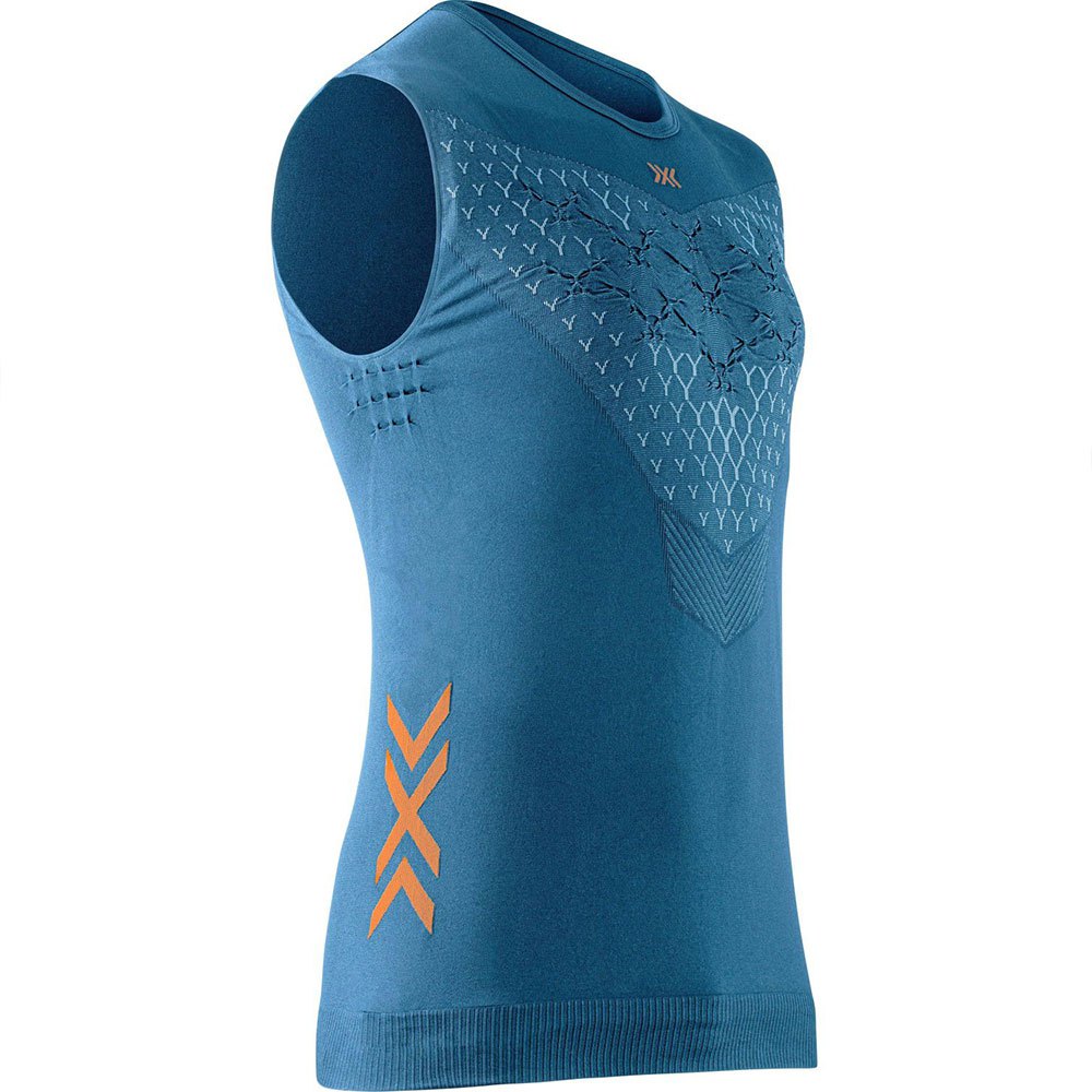 X-bionic Twyce Run Sleeveless T-shirt Blau L Mann von X-bionic
