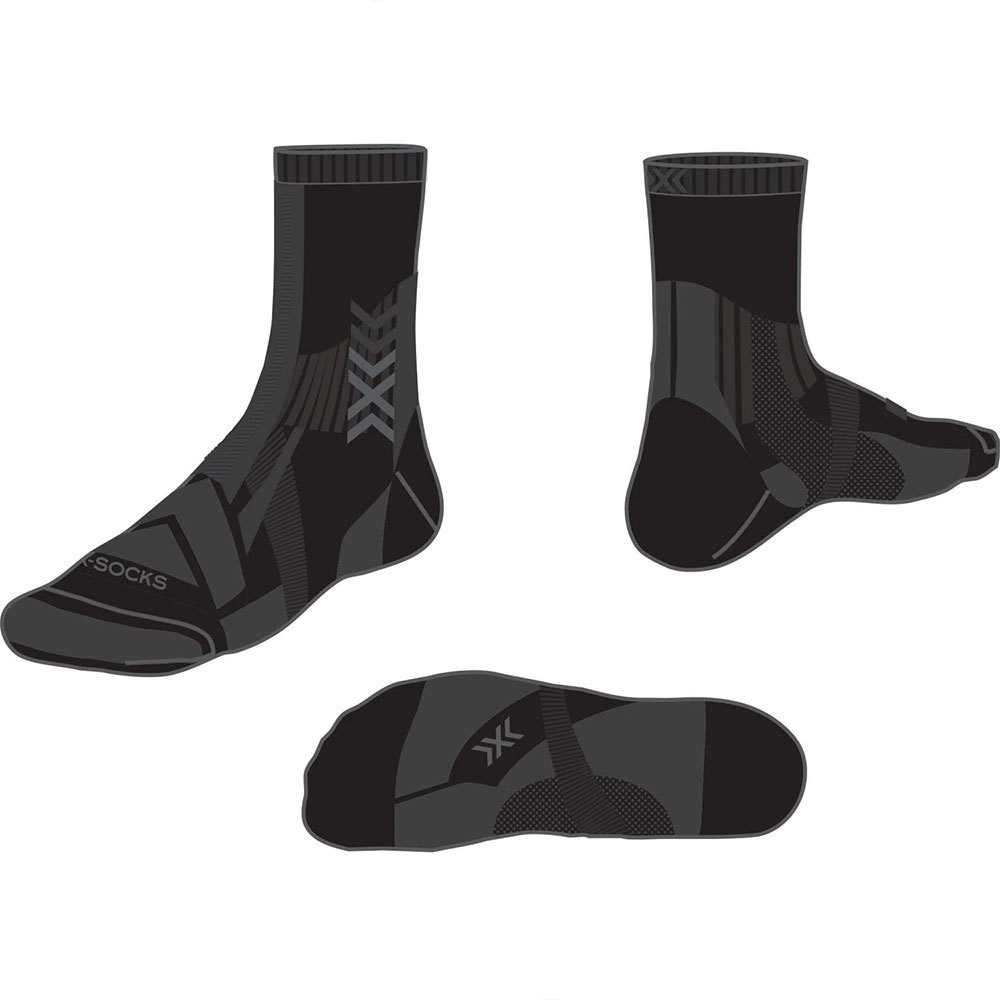 X-socks Hike Expert Silver Crew Socks Schwarz EU 39-41 Mann von X-socks