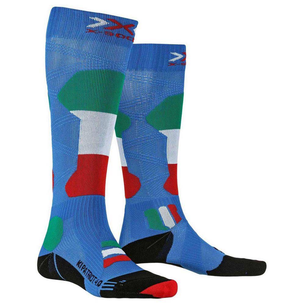 X-socks Ski Patriot 4.0 Socks Blau EU 35-38 Mann von X-socks