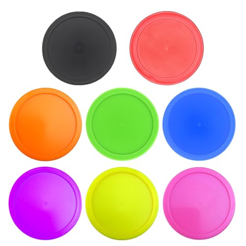 XAGMODSHN Airhockey-Ersatz-Pucks, rund, für schwere Hockeytische, Erwachsene und Kinder, 8 Stück von XAGMODSHN