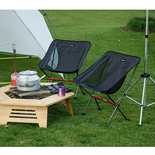 XANAYXWJ Campingstühle, Bequeme, atmungsaktive Campingstühle, leicht zu reinigen, langlebige Klappstühle, Outdoor-Campinghocker von XANAYXWJ