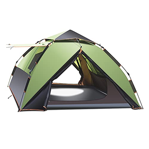 XANAYXWJ Campingzelte, tragbares, wasserdichtes Kabinenzelt für 2–3 Personen mit sofortigem Aufbau, Pop-up-Zelt mit Tragetasche, UV-Schutz für Camping, Wandern, Bergsteigen (Farbe: A) (B) von XANAYXWJ