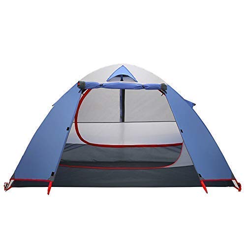 XANAYXWJ Neues Zelt, doppelschichtiges, regendichtes Aluminium-Campingzelt für Rucksackreisen und Angeln von XANAYXWJ