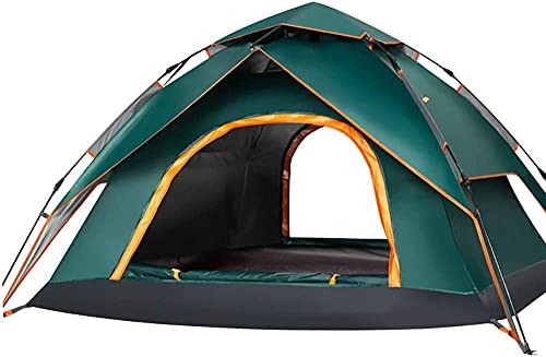 XANAYXWJ Outdoor-Abenteuerzelt: Easy-Pop 3-4 Personen Campingzelt mit UV-Schutz und Sonnenschutz am Strand von XANAYXWJ