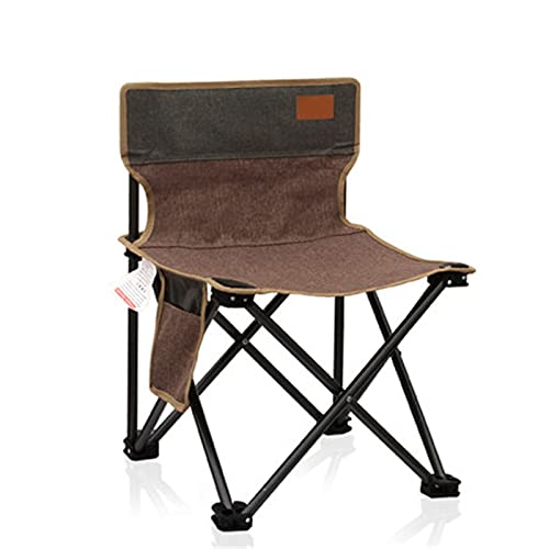XANAYXWJ Outdoor Angeln Klappstuhl Kann Verstaut Werden Tisch Und Stuhl Set Art Back Chair Outdoor Kleiner Hocker/Grau/72,5X48X48Cm von XANAYXWJ