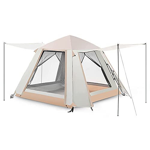 XANAYXWJ Outdoor Camping Automatisches Zelt Regen- und Regenschutz Dicker doppelschichtiger Sonnenschutz Große Campingausrüstung Campingzelt von XANAYXWJ