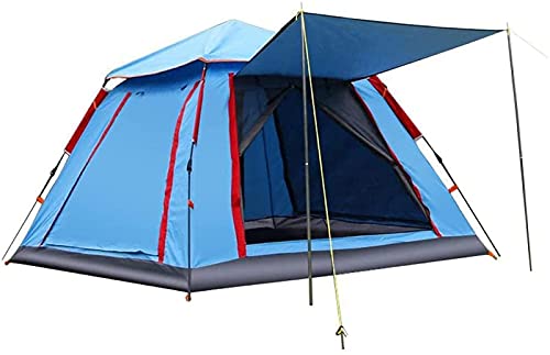 XANAYXWJ Outdoor-Campingzelt mit doppeltem Boden und Plane: Geräumige Zeltsuite für 3-4-6 Personen von XANAYXWJ