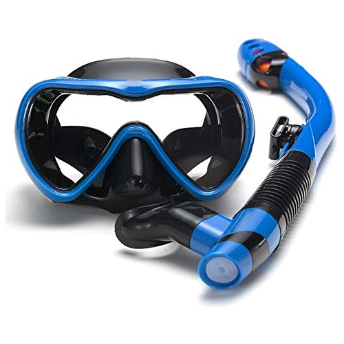 XANAYXWJ Taucherbrille mit großem Rahmen: Vollgesichts-Schnorchelmaske mit vollständiger Atmung und Antibeschlagfunktionen.Geeignet zum Tauchen und Schwimmen.C- von XANAYXWJ