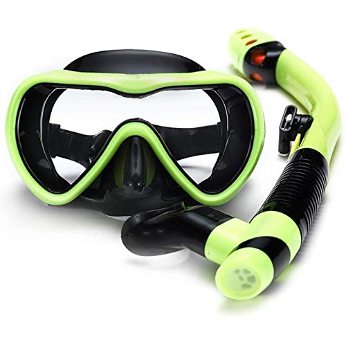 XANAYXWJ Taucherbrille mit großem Rahmen: Vollgesichts-Schnorchelmaske mit vollständiger Atmung und Antibeschlagfunktionen.Geeignet zum Tauchen und Schwimmen.D- von XANAYXWJ