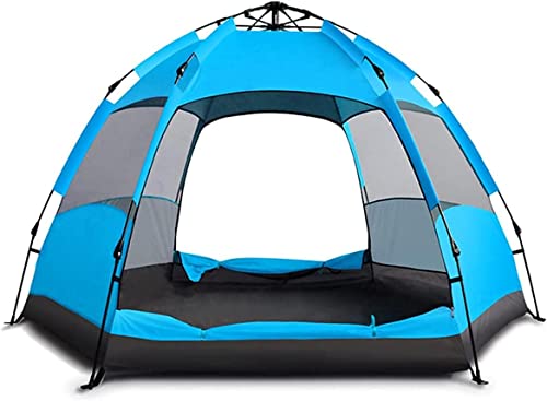 XANAYXWJ Tragbares Pop-up-Zelt für Outdoor-Abenteuer - Geräumiges Schnellaufbauzelt für 4-7 Personen, Wasser- und Winddicht für Camping, Wandern und Bergsteigen von XANAYXWJ