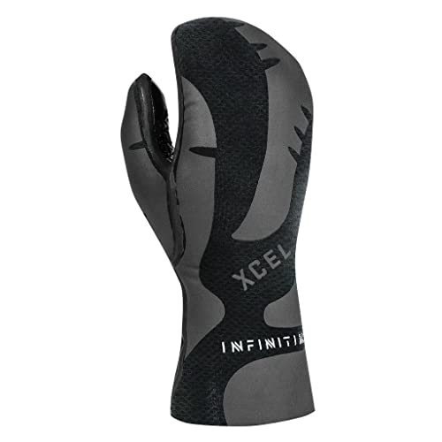 XCEL Infiniti 5mm Neoprenanzug-Handschuh - Schwarz - Easy Stretch Quick Dry von XCEL
