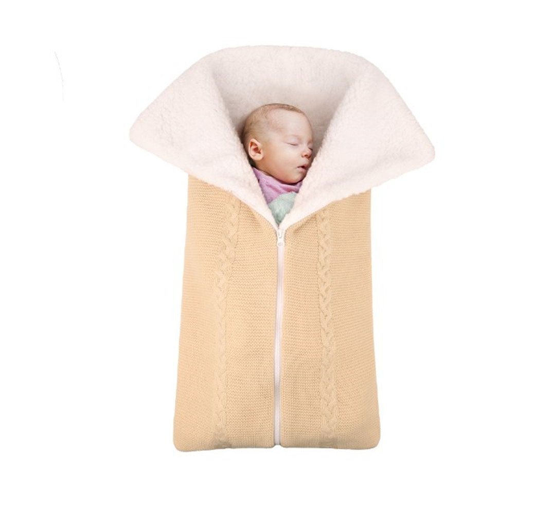 XDeer Babyschlafsack Baby Schlafsack Decke für Kinderwagen Wickeldecke Wickelwickel, Blanket,Warmer Schlafsack mit Baumwollflaum für Babys von XDeer