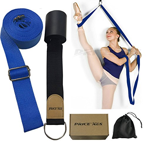 XEMZ Bein-Stretch-Band – Tür-Flexigkeitstrainer, verbessert die Beindehnung, perfekte Heimausrüstung für Balletttanz, Taekwondo-Übungen, Gymnastik-Training, Stretchband, blau von XEMZ