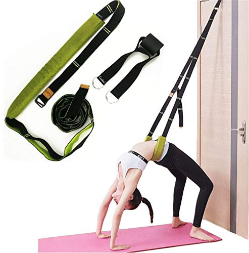 XEMZ Yoga Fitness Stretching Strap - Rückenbeugungs-Assistentrainer, Verbesserung der Flexibilität von Beinen und Taille, Flexibilität der Türdehnung, für Ballett Gymnastik von XEMZ