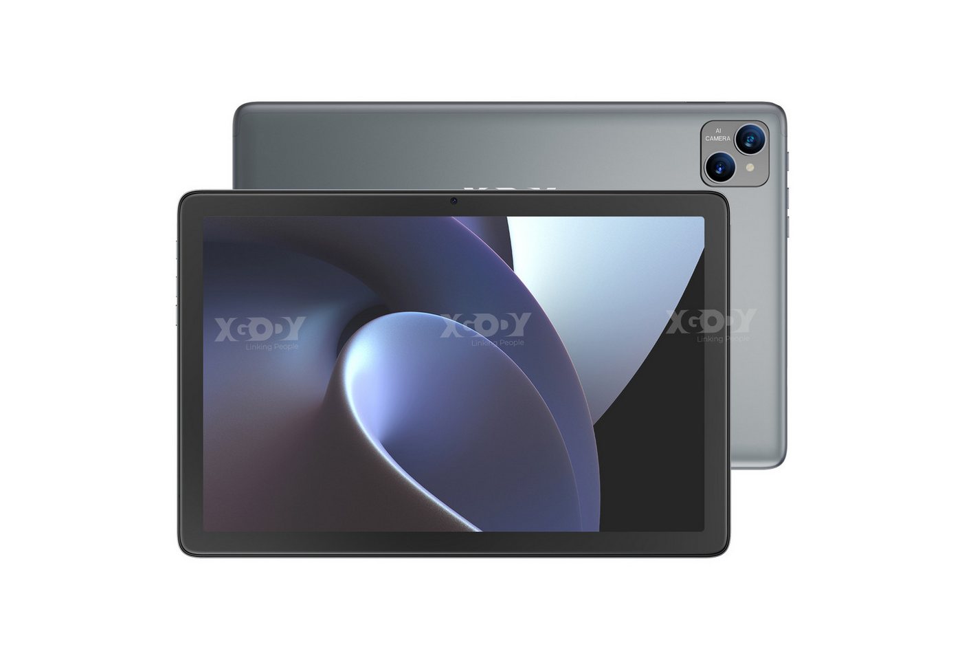 XGODY M10 4+6GB RAM, 5G WIFI 6 Dual Kamera Tablet (10.1", 10 GB, Bluetooth 5.0, Barometer, Bluetooth, Datei browsing) von XGODY