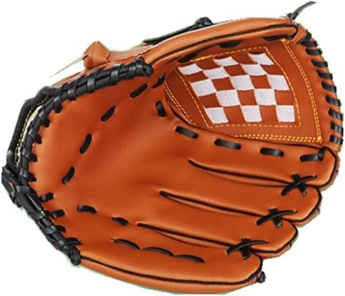 Anfänger Baseballhandschuhe Handschuhe PU Leder Softballhandschuhe Wettkampf Sporthandschuhe Verdickt Dauerhaft Fanghandschuhe Erwachsene Teenager Softball Baseball SportGlove Outdoor Practice übung von XGOPTS