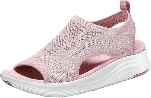 XGWDP Women Walking Sandals Arch Support Orthotic Comfortable Plantar Fasciitis Sandals Non-Slip Casual Open Toe Sport Sandals for Athletic Summer Beach (03,6) von XGWDP