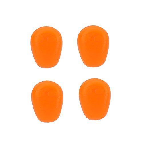 Kunststoff-Mais Zum Karpfenangeln, 6 Farben, Toller Auftrieb, Geruchlos, Schwimmende Künstliche Pop-up-Köder für Angler 60Stk (Orange) von XHIKOWAT