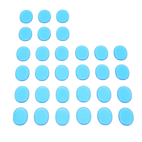 XHIKOWAT 30 Stück Trommeldämpfer, Silikon-Gel-Pads für Schallreduzierung, Trommeln, Becken, Percussion-Zubehör (Blau) von XHIKOWAT