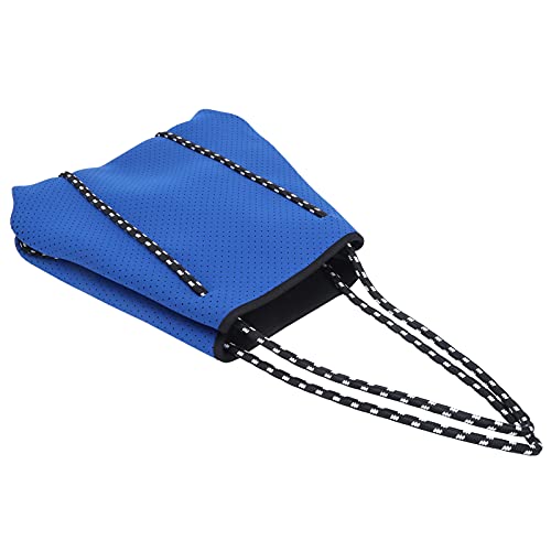 Atmungsaktive Neopren-Umhängetasche, Große Kapazität, Handtasche für Reisen, Outdoor-Reisetasche (Blau) von XHIKOWAT
