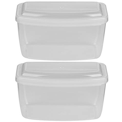 XHIKOWAT PP-Kunststoff-Aufbewahrungsbox für Schwimmbrillen, Sichere Aufbewahrung, Staubdichtes Brillenetui für Tauch- und Schnorchelausrüstung (Transparent) von XHIKOWAT