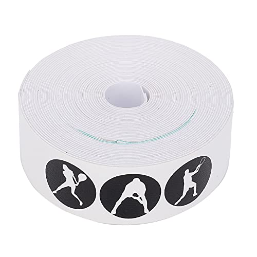 XHIKOWAT Tennisschlägerkopf AntiScratch Tape Schlägerkopfrahmenschutz PU-Schutzaufkleber für Tennisspieler (Weiß) von XHIKOWAT