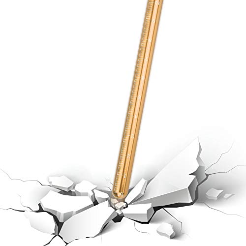 XHIKOWAT Tickle Pointer Stick aus Aluminiumlegierung, Korrosionsbeständig, Tauchrute, Tauchsport (Gold) von XHIKOWAT