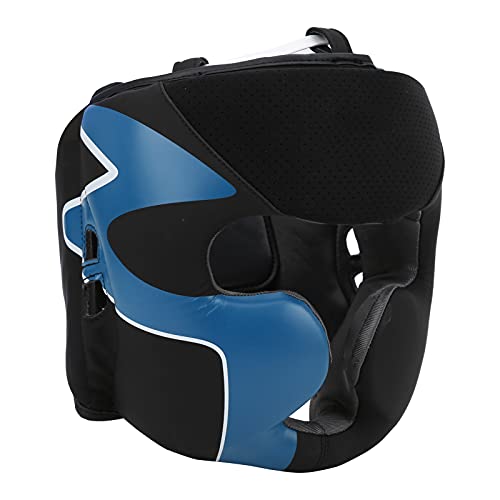 XHTLLO Boxhelm Kopfschutz Kopfbedeckung Für Sanda Muay Thai MMA, Unisex-Schutzausrüstung Mit Hochdichter Polsterung(L) von XHTLLO