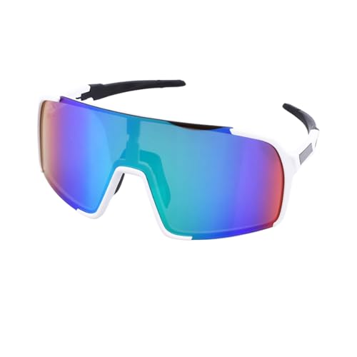 XIAOGUDONG Polarisierte Fahrradbrille UV400 Schützende Winddichte Outdoor-Sonnenbrille Für Damen Und Herren Mit 2 Austauschbaren Gläsern, Geeignet Zum Radfahren, Motorradfahren, Angeln, Wandern,k von XIAOGUDONG