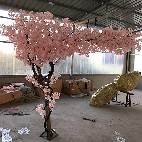 Große Pflanze, künstlicher japanischer rosa Kirschblütenbaum, handgefertigte gefälschte Sakura-Seidenblumendekoration, Wunschbaum, für Hochzeit, Veranstaltung, Party, Restaurant, Einkaufszentrum, 2,3 von XIBANY